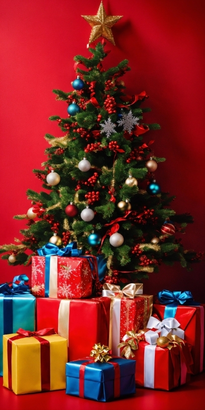Christmas Tree, Christmas Ornament, Holiday Ornament, Interior Design, Lighting, Tree