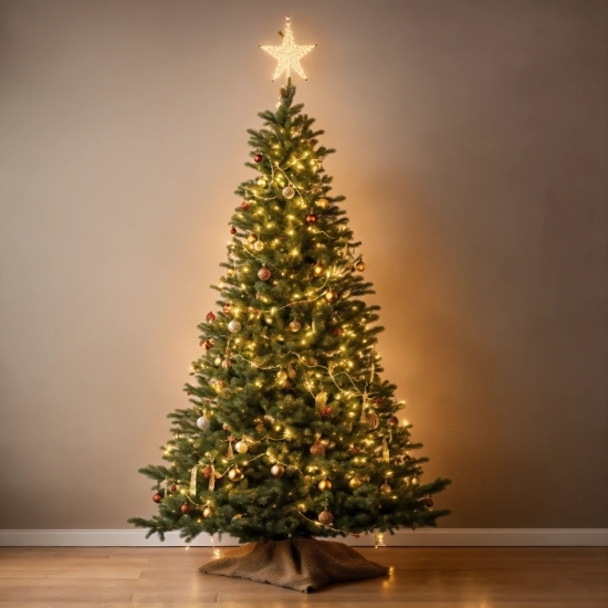 Christmas Tree, Christmas Ornament, Holiday Ornament, Larch, Sky, Tree