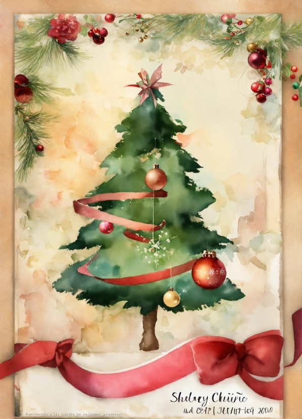 Christmas Tree, Christmas Ornament, Leaf, Holiday Ornament, Branch, Christmas Decoration