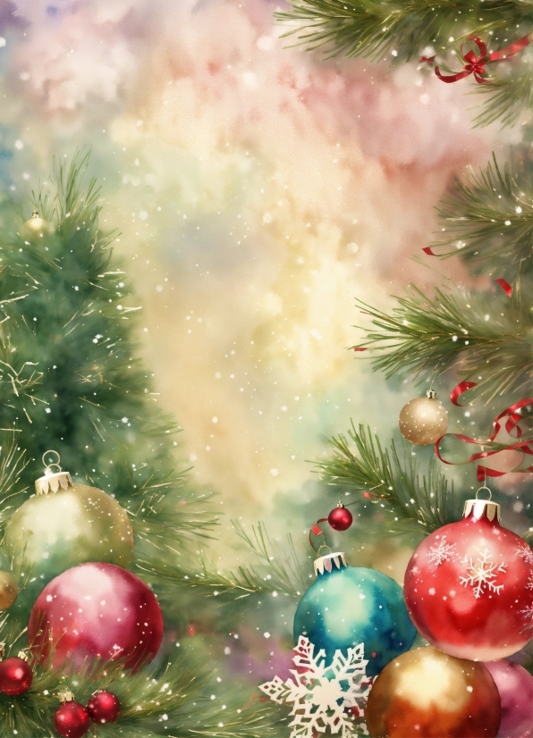 Christmas Tree, Christmas Ornament, Light, Green, Nature, Holiday Ornament