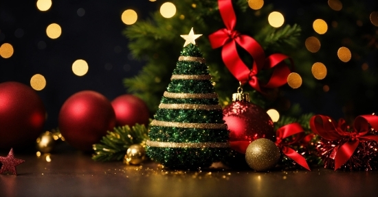 Christmas Tree, Christmas Ornament, Light, Holiday Ornament, Branch, Lighting