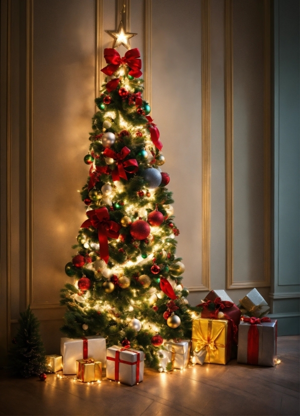 Christmas Tree, Christmas Ornament, Light, Holiday Ornament, Lighting, Wood