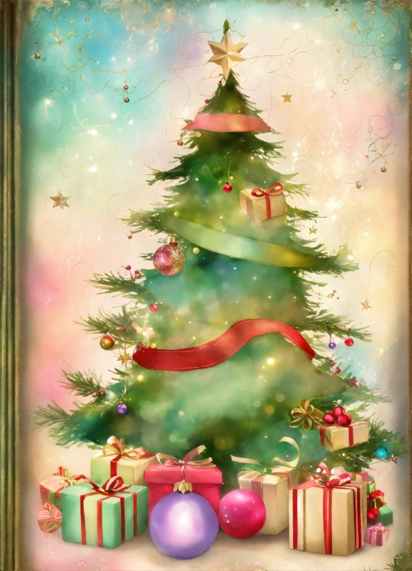 Christmas Tree, Christmas Ornament, Light, Holiday Ornament, Nature, Branch