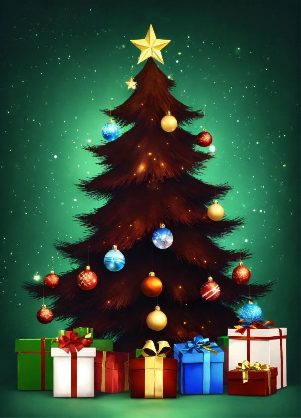 Christmas Tree, Christmas Ornament, Light, Holiday Ornament, Plant, World