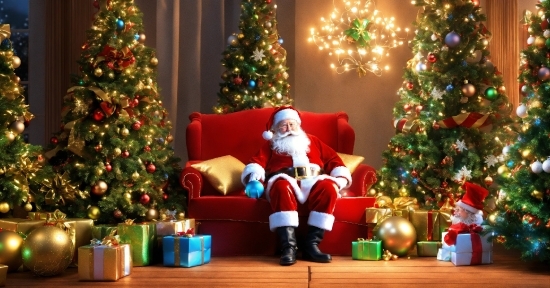Christmas Tree, Christmas Ornament, Light, Holiday Ornament, Toy, Interior Design
