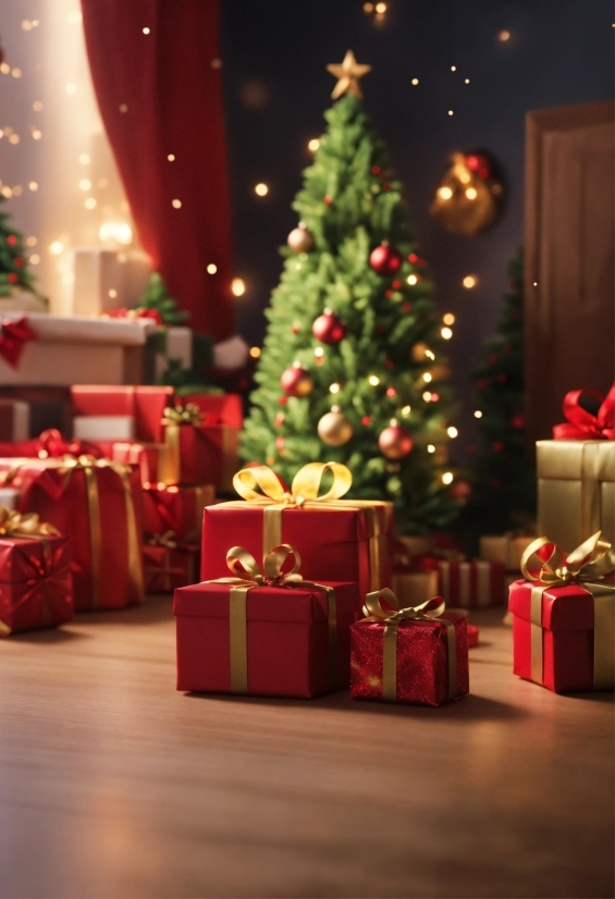 Christmas Tree, Christmas Ornament, Light, Interior Design, Decoration, Holiday Ornament