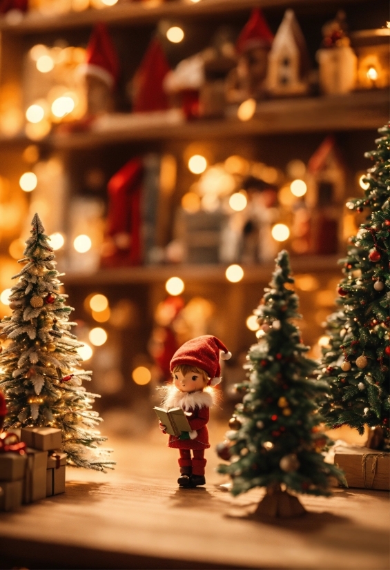 Christmas Tree, Christmas Ornament, Light, Lighting, Branch, Toy
