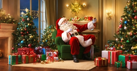 Christmas Tree, Christmas Ornament, Light, Lighting, Interior Design, Christmas Decoration