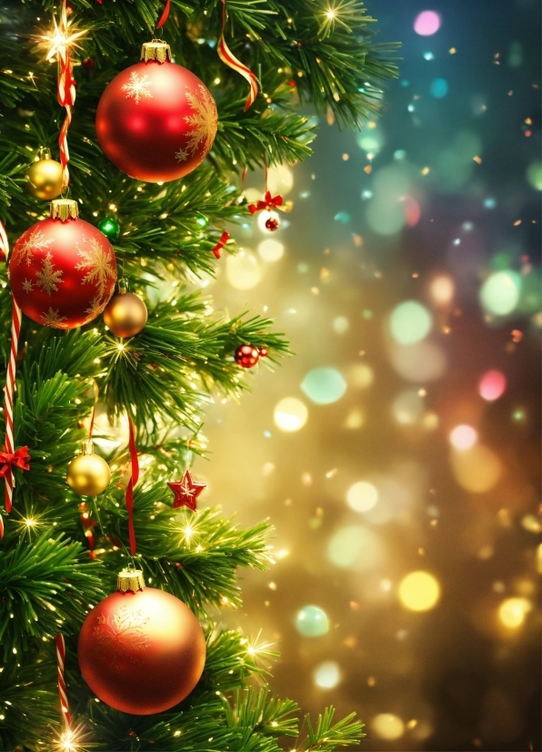 Christmas Tree, Christmas Ornament, Light, Nature, Holiday Ornament, Branch