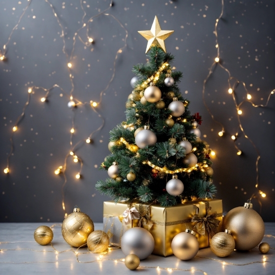 Christmas Tree, Christmas Ornament, Light, Plant, Holiday Ornament, Branch