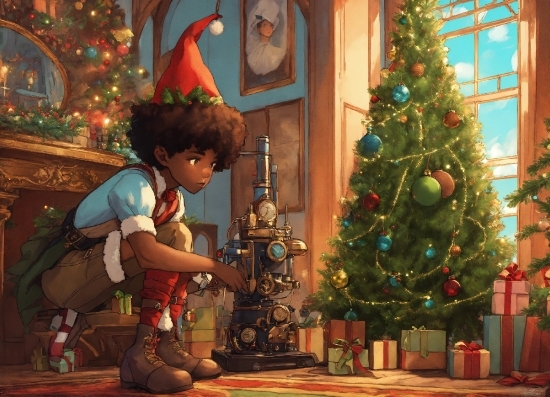 Christmas Tree, Christmas Ornament, Light, Plant, Holiday Ornament, Woody Plant