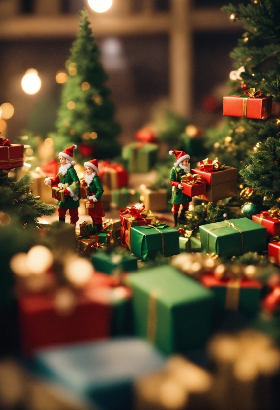 Christmas Tree, Christmas Ornament, Light, Plant, Toy, Branch