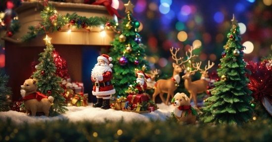 Christmas Tree, Christmas Ornament, Light, Plant, Toy, Holiday Ornament