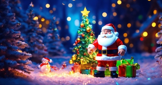 Christmas Tree, Christmas Ornament, Light, Snow, Tree, Toy