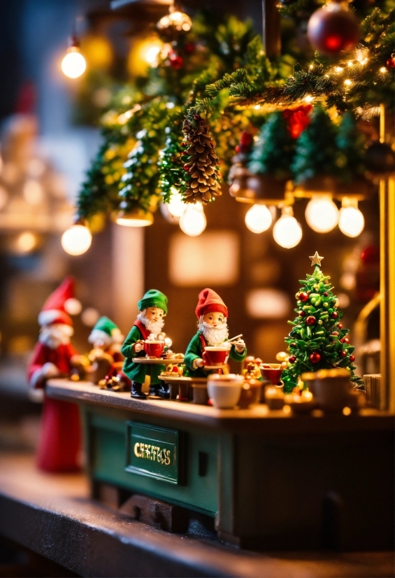 Christmas Tree, Christmas Ornament, Light, Toy, Christmas Decoration, Wood