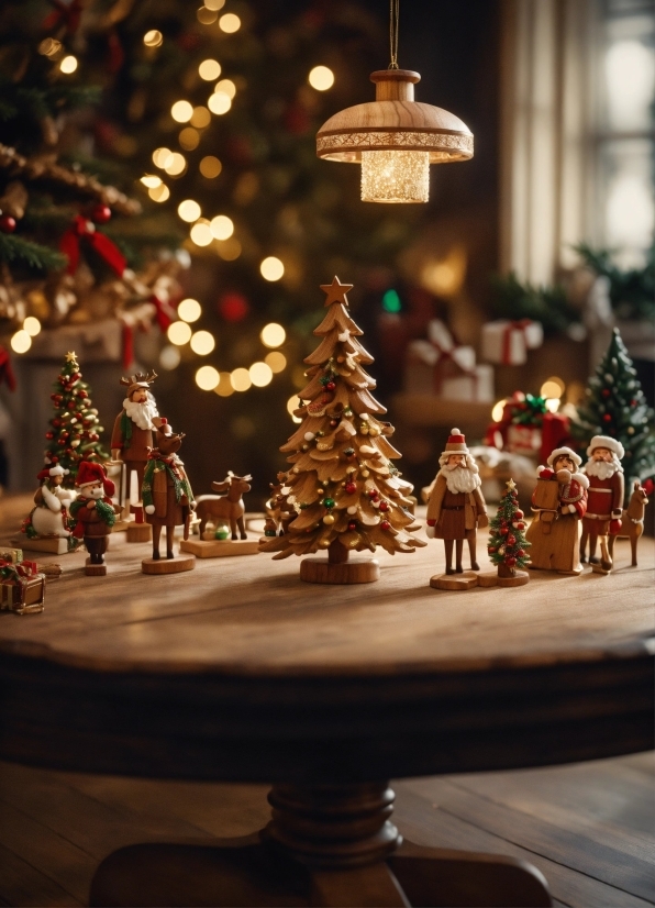 Christmas Tree, Christmas Ornament, Light, Wood, Interior Design, Architecture