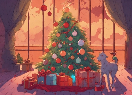 Christmas Tree, Christmas Ornament, Nature, Branch, Holiday Ornament, Lighting