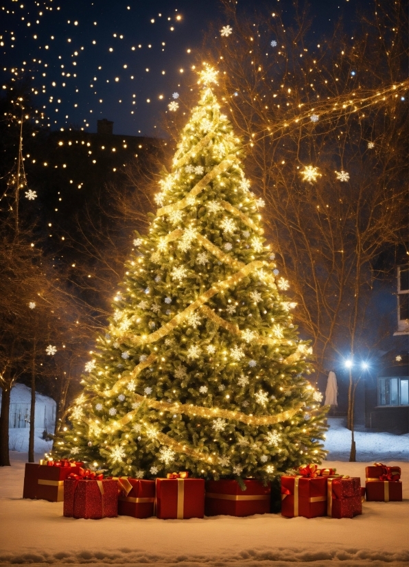 Christmas Tree, Christmas Ornament, Nature, Branch, Plant, Leaf