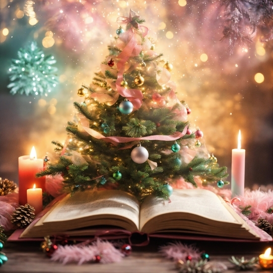 Christmas Tree, Christmas Ornament, Photograph, Light, World, Nature