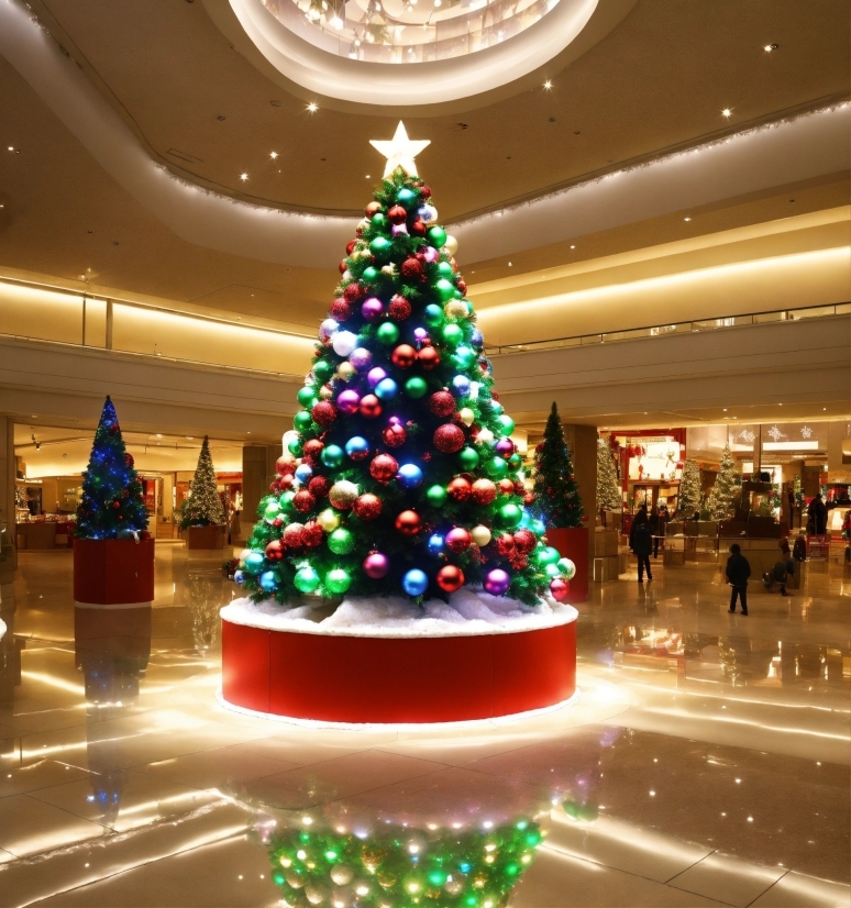 Christmas Tree, Christmas Ornament, Photograph, White, Light, Holiday Ornament