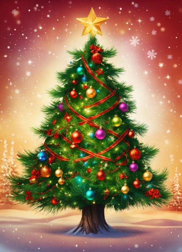Christmas Tree, Christmas Ornament, Photograph, White, World, Light