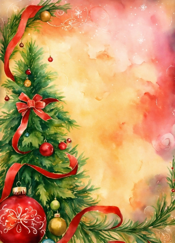 Christmas Tree, Christmas Ornament, Plant, Branch, Holiday Ornament, Evergreen