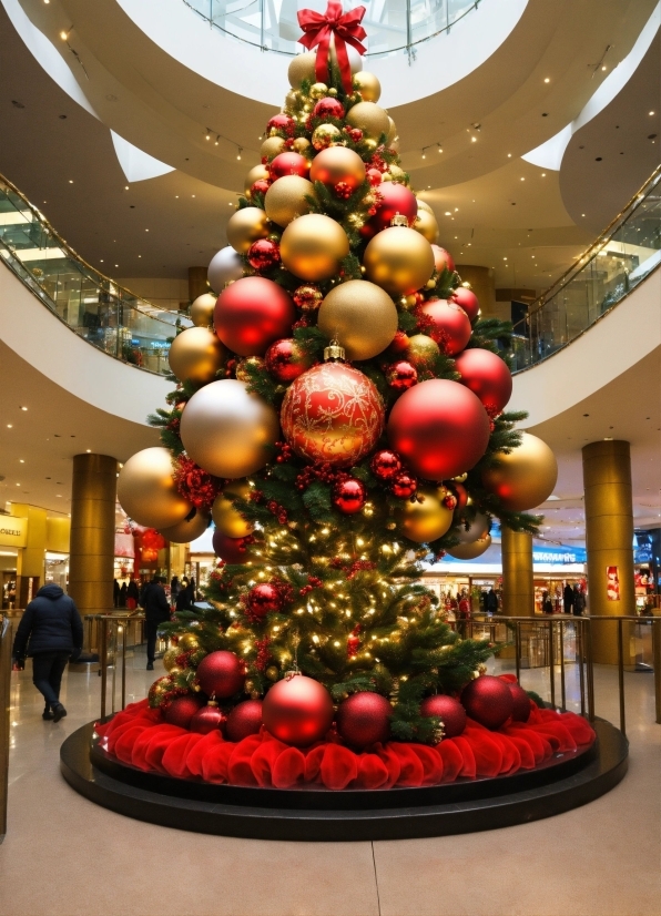 Christmas Tree, Christmas Ornament, Plant, Building, Holiday Ornament, Tree