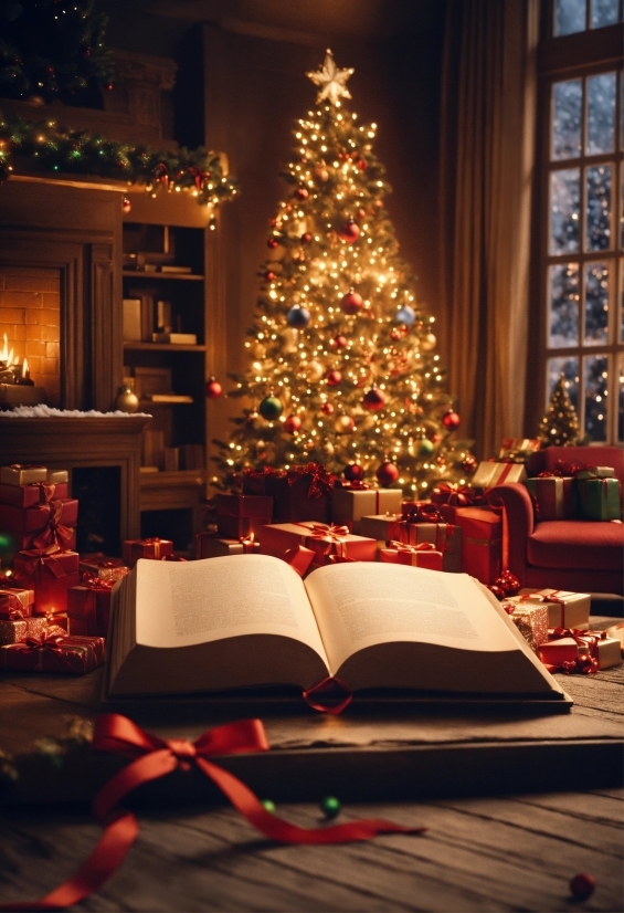 Christmas Tree, Christmas Ornament, Plant, Decoration, Interior Design, Holiday Ornament