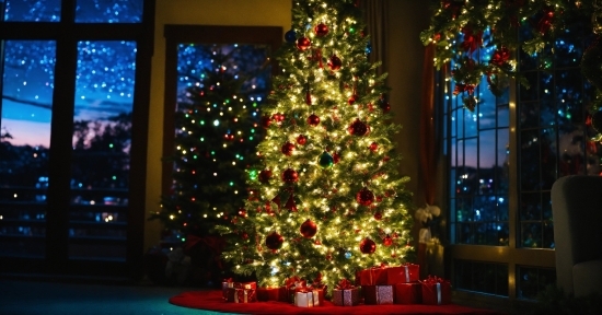 Christmas Tree, Christmas Ornament, Plant, Holiday Ornament, Interior Design, Tree