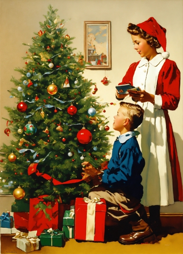 Christmas Tree, Christmas Ornament, Plant, Holiday Ornament, Standing, Ornament