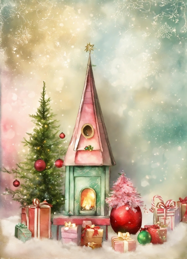 Christmas Tree, Christmas Ornament, Plant, Holiday Ornament, Window, Christmas Decoration