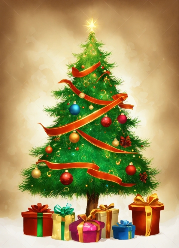 Christmas Tree, Christmas Ornament, Plant, Leaf, Branch, Holiday Ornament