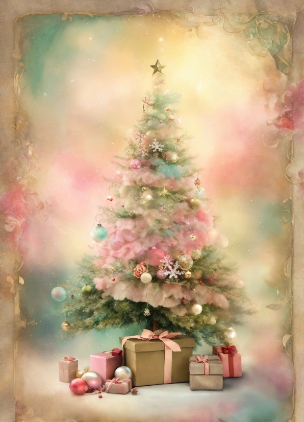 Christmas Tree, Christmas Ornament, Plant, Leaf, Branch, Wood