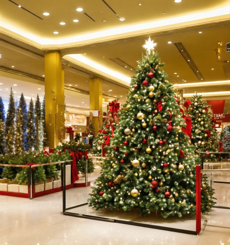 Christmas Tree, Christmas Ornament, Plant, Light, Decoration, Holiday Ornament