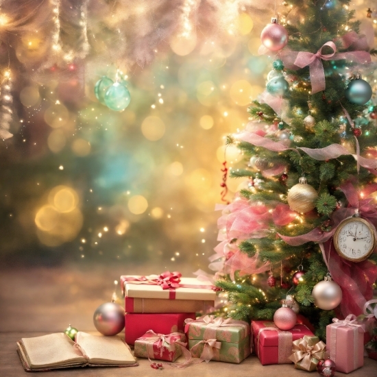 Christmas Tree, Christmas Ornament, Plant, Light, Green, Decoration