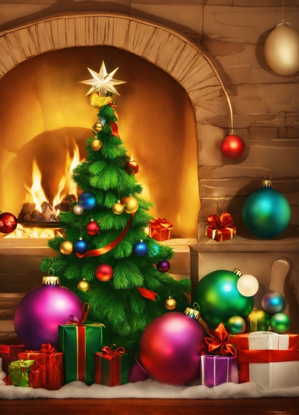 Christmas Tree, Christmas Ornament, Plant, Light, Holiday Ornament, Decoration