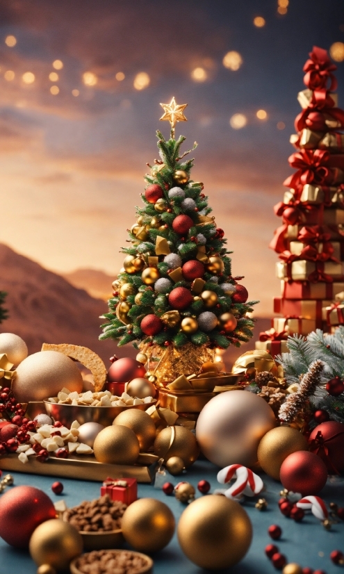 Christmas Tree, Christmas Ornament, Plant, Light, Holiday Ornament, Lighting