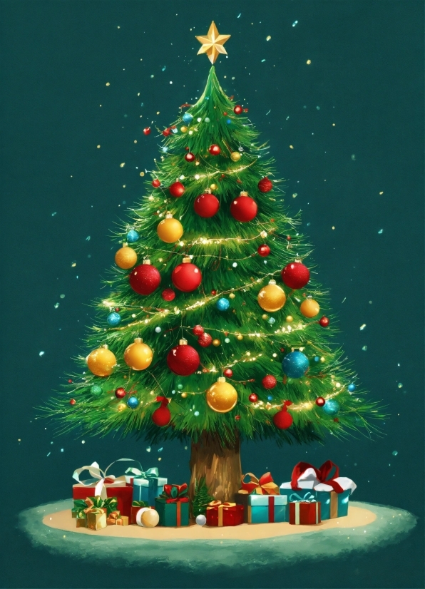 Christmas Tree, Christmas Ornament, Plant, Light, Holiday Ornament, Tree