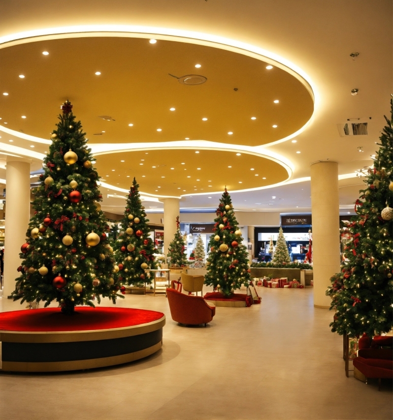 Christmas Tree, Christmas Ornament, Plant, Light, Lighting, Tree