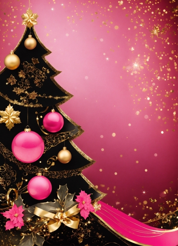 Christmas Tree, Christmas Ornament, Plant, Nature, Purple, Tree