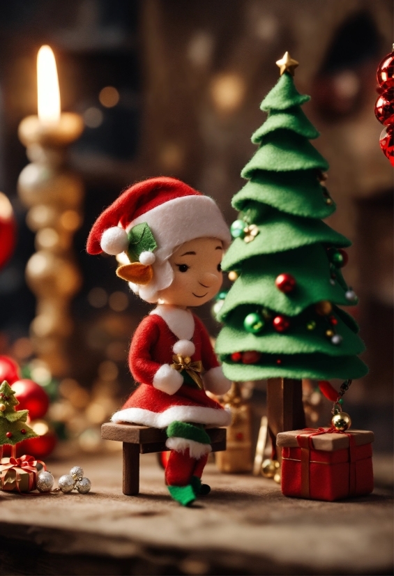 Christmas Tree, Christmas Ornament, Plant, Toy, Lighting, Christmas Decoration
