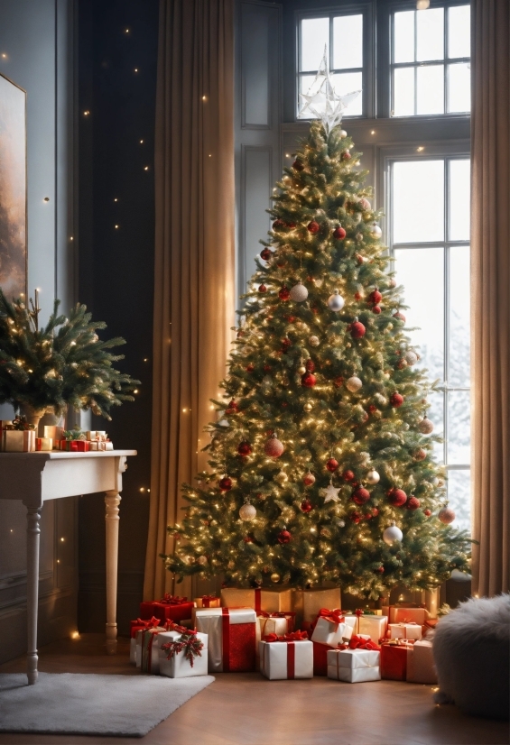 Christmas Tree, Christmas Ornament, Property, Light, Holiday Ornament, Plant