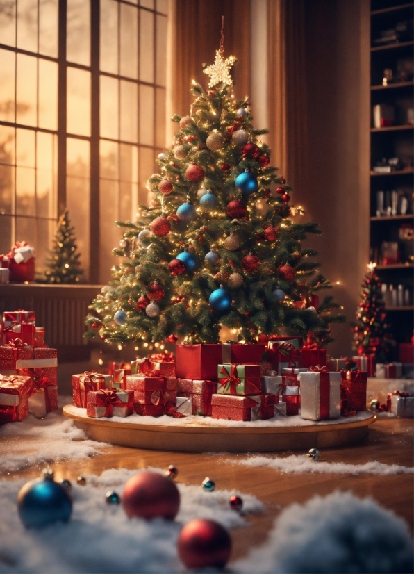Christmas Tree, Christmas Ornament, Property, Light, Plant, Holiday Ornament
