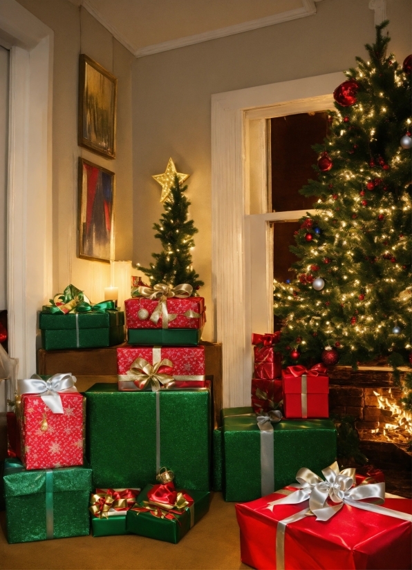 Christmas Tree, Christmas Ornament, Property, Plant, Interior Design, Decoration