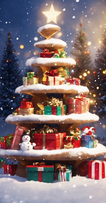 Christmas Tree, Christmas Ornament, Snow, Holiday Ornament, Christmas Decoration, World