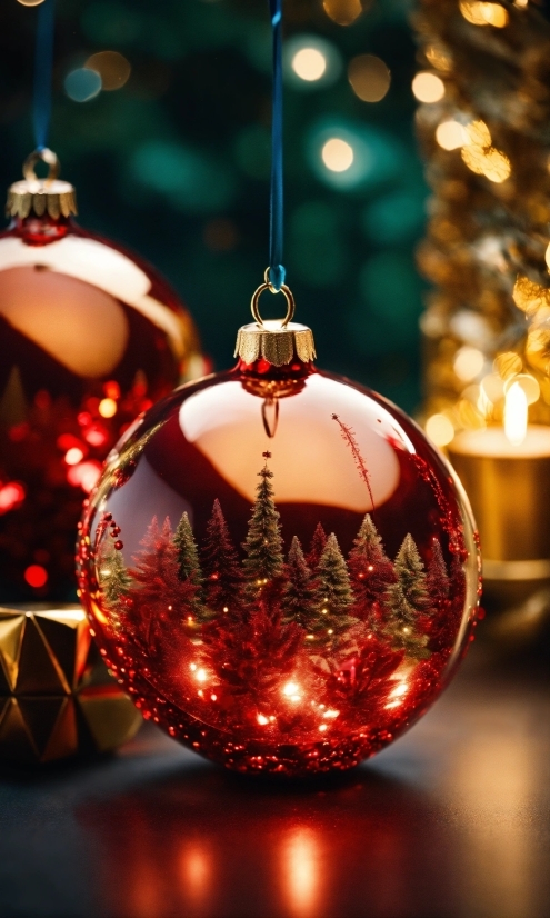 Christmas Tree, Christmas Ornament, White, Light, Holiday Ornament, Lighting