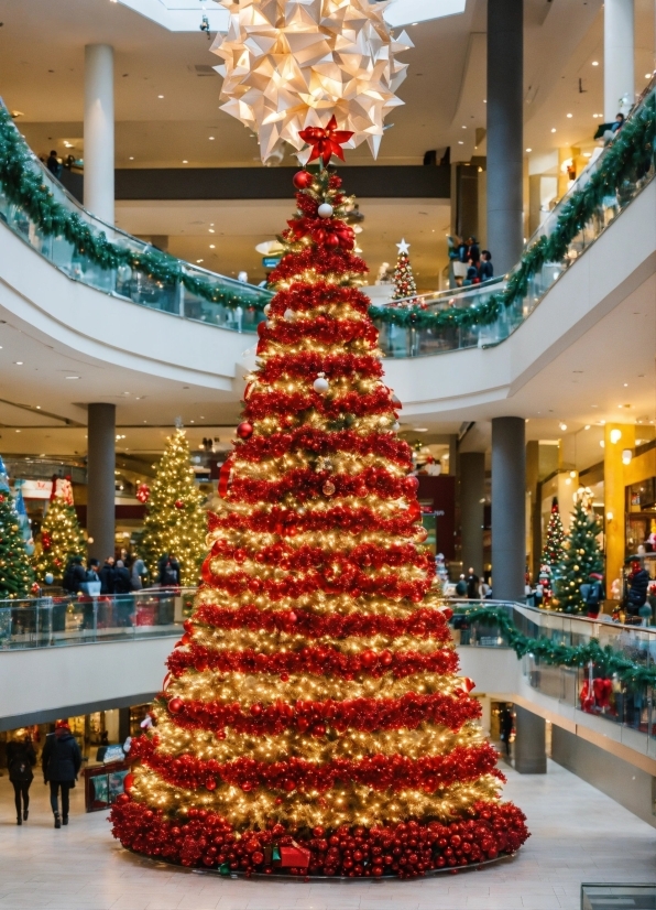 Christmas Tree, Christmas Ornament, White, Light, Lighting, Plant