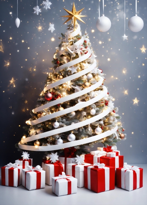 Christmas Tree, Christmas Ornament, White, Light, World, Holiday Ornament