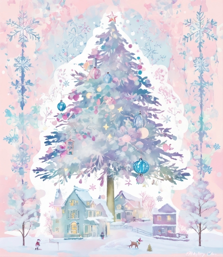 Christmas Tree, Christmas Ornament, World, Textile, Branch, Holiday Ornament