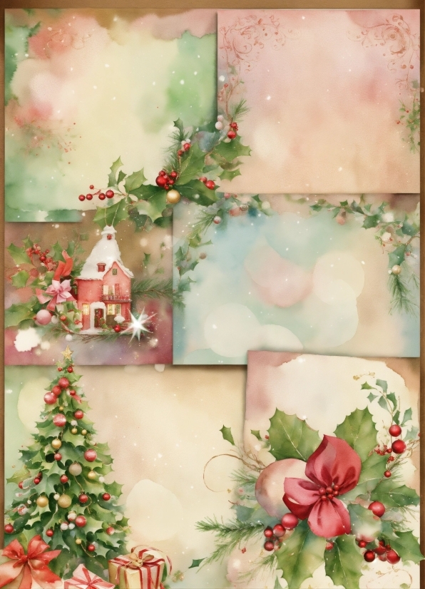 Christmas Tree, Flower, Green, Christmas Ornament, Branch, Textile